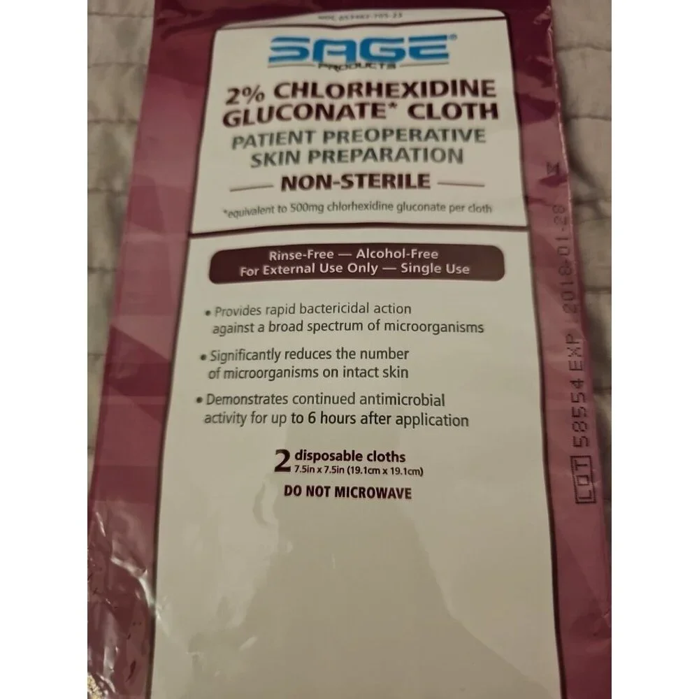 Sage 2% chlorhexidine